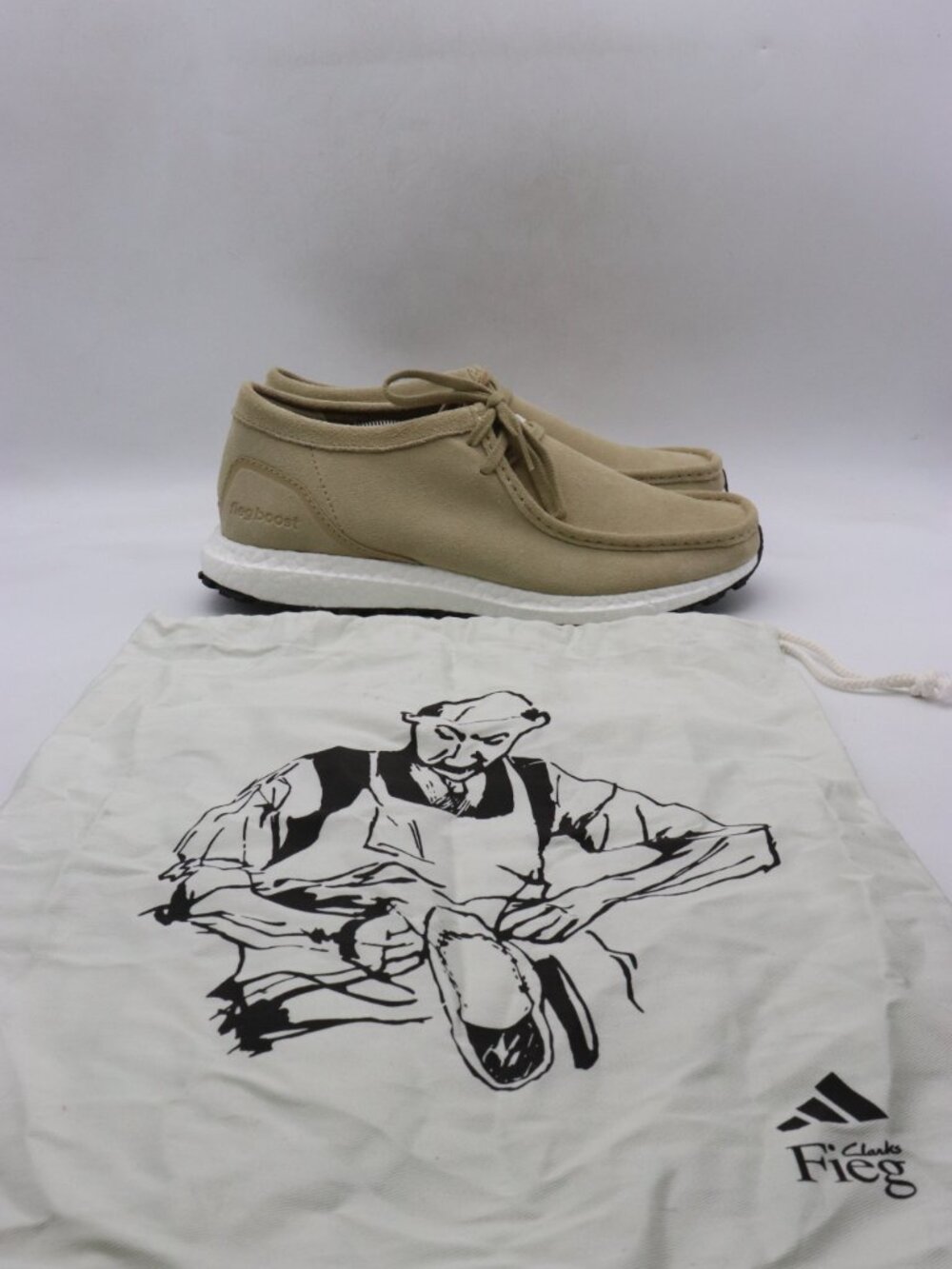 Adidas x Ronnie Fieg Kith x Clarks Wallabees Ultra Boost Men's 13 Suede Shoes